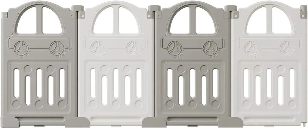 Recinto pieghevole per bambini UBRAVOO con canestro da basket e 50 palline colorate,14 PANNELLI