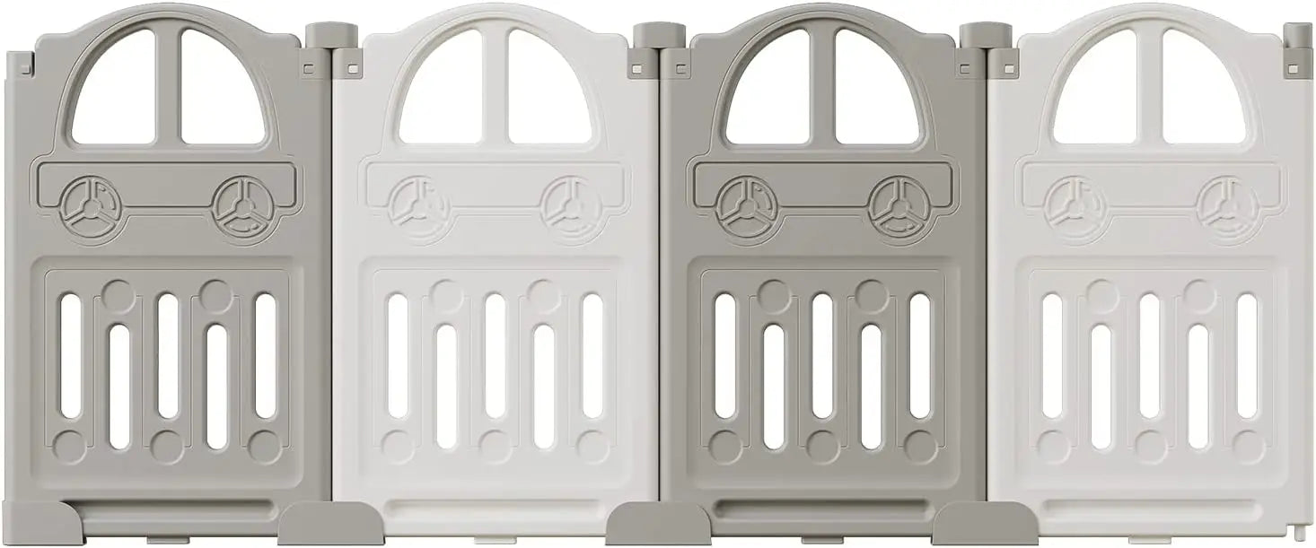 Recinto pieghevole per bambini UBRAVOO con canestro da basket e 50 palline colorate,14 PANNELLI