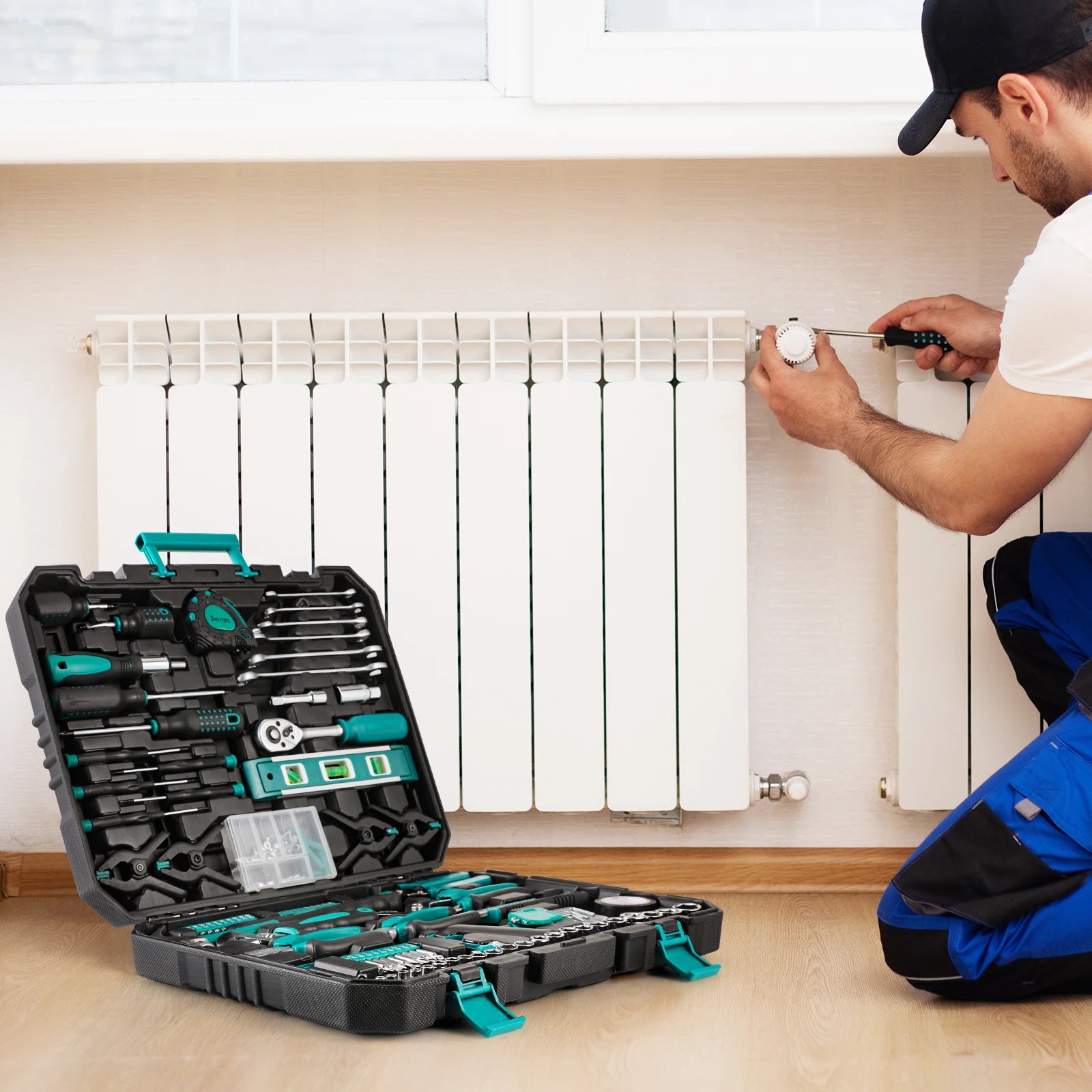 KIT UTENSILI DA LAVORO 198 PEZZI