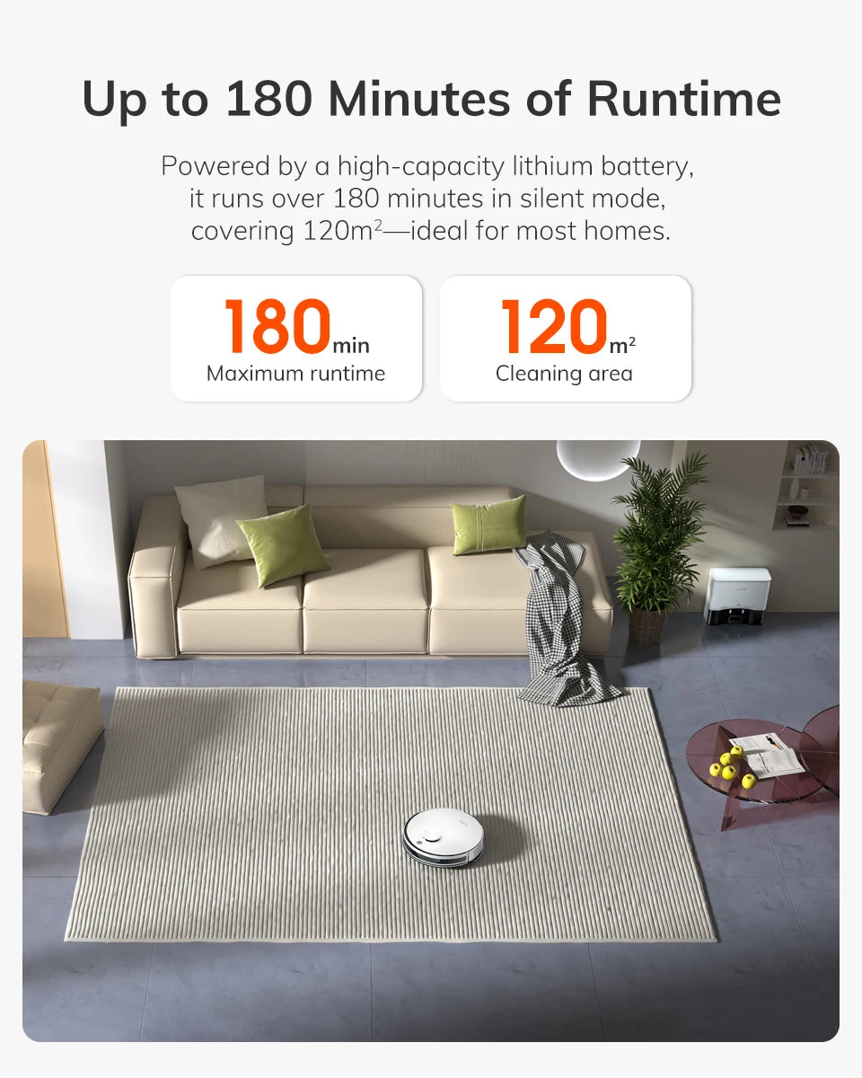ILIFE A30 PRO 5000Pa Aspirazione, Robot Aspirapolvere e Lavapavimenti Combo