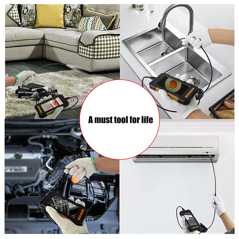 camera endoscopio da ispezione display 4.3"