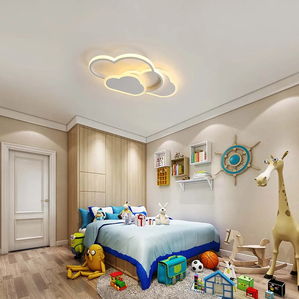Plafoniera, lampada da soffitto a LED creativa da 32 W con telecomando dimmerabile 3000-6500 K 2800