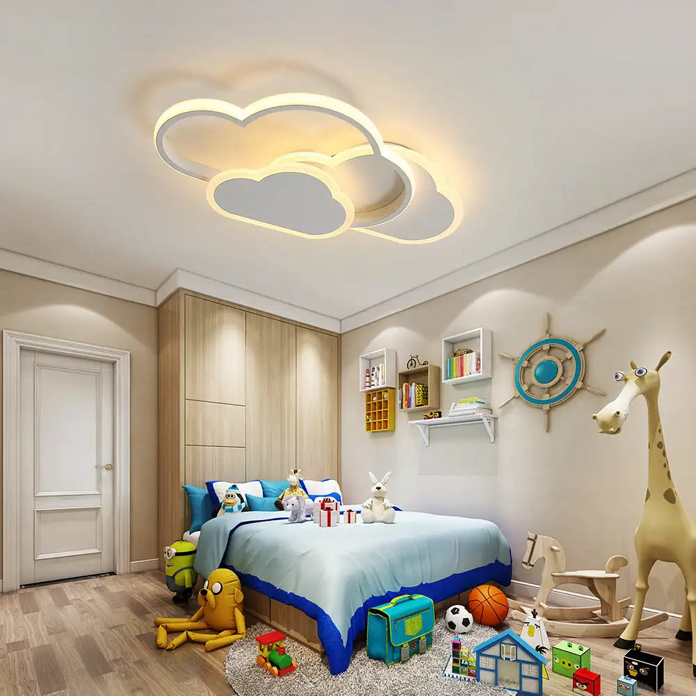 Plafoniera, lampada da soffitto a LED creativa da 32 W con telecomando dimmerabile 3000-6500 K 2800