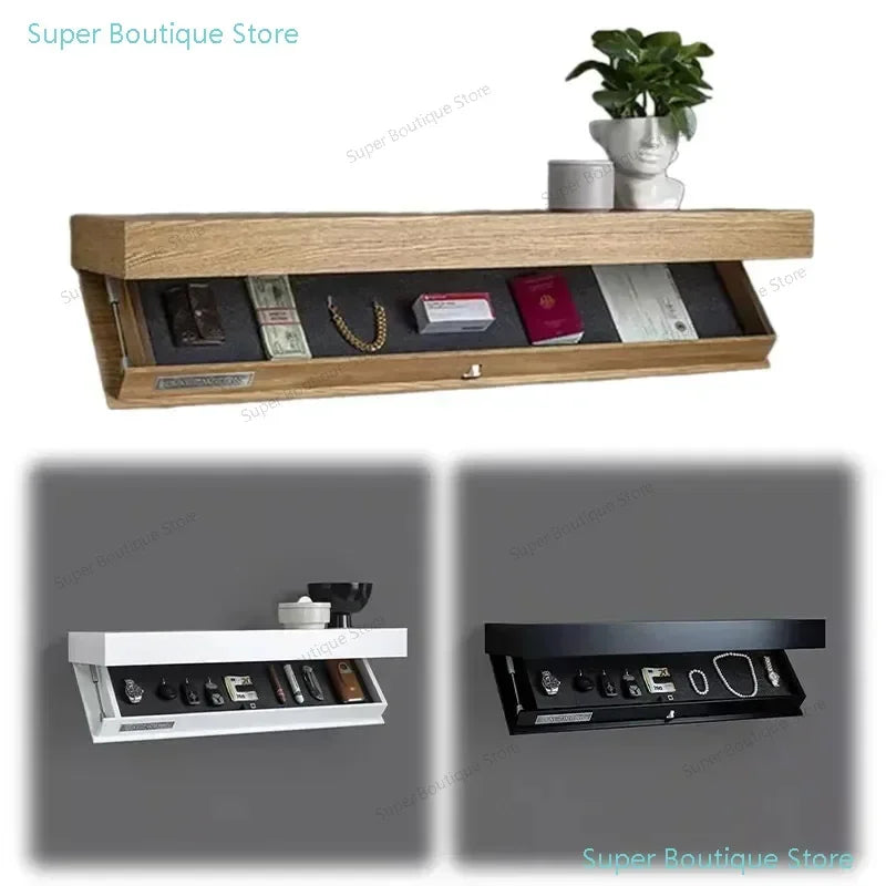 Mensole da parete legno,Magic Flap con scomparto segreto