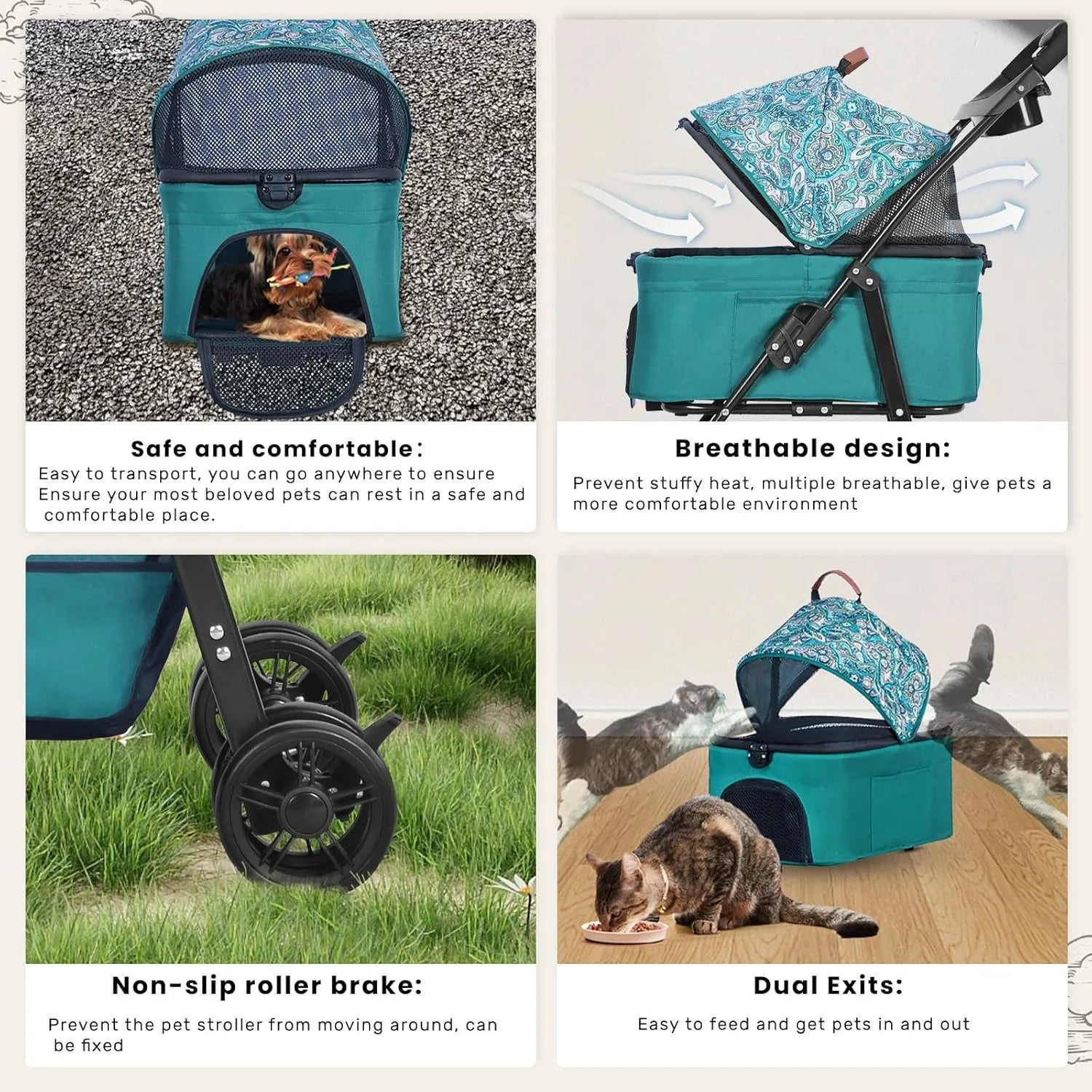 PASSEGGINO PER CANI E GATTI