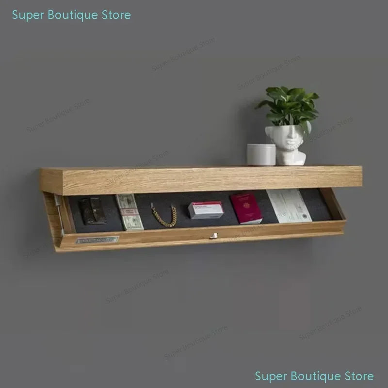 Mensole da parete legno,Magic Flap con scomparto segreto