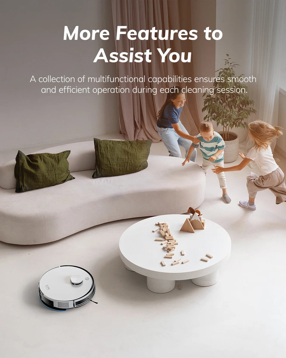 ILIFE A30 PRO 5000Pa Aspirazione, Robot Aspirapolvere e Lavapavimenti Combo