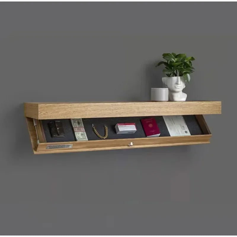 Mensole da parete legno,Magic Flap con scomparto segreto