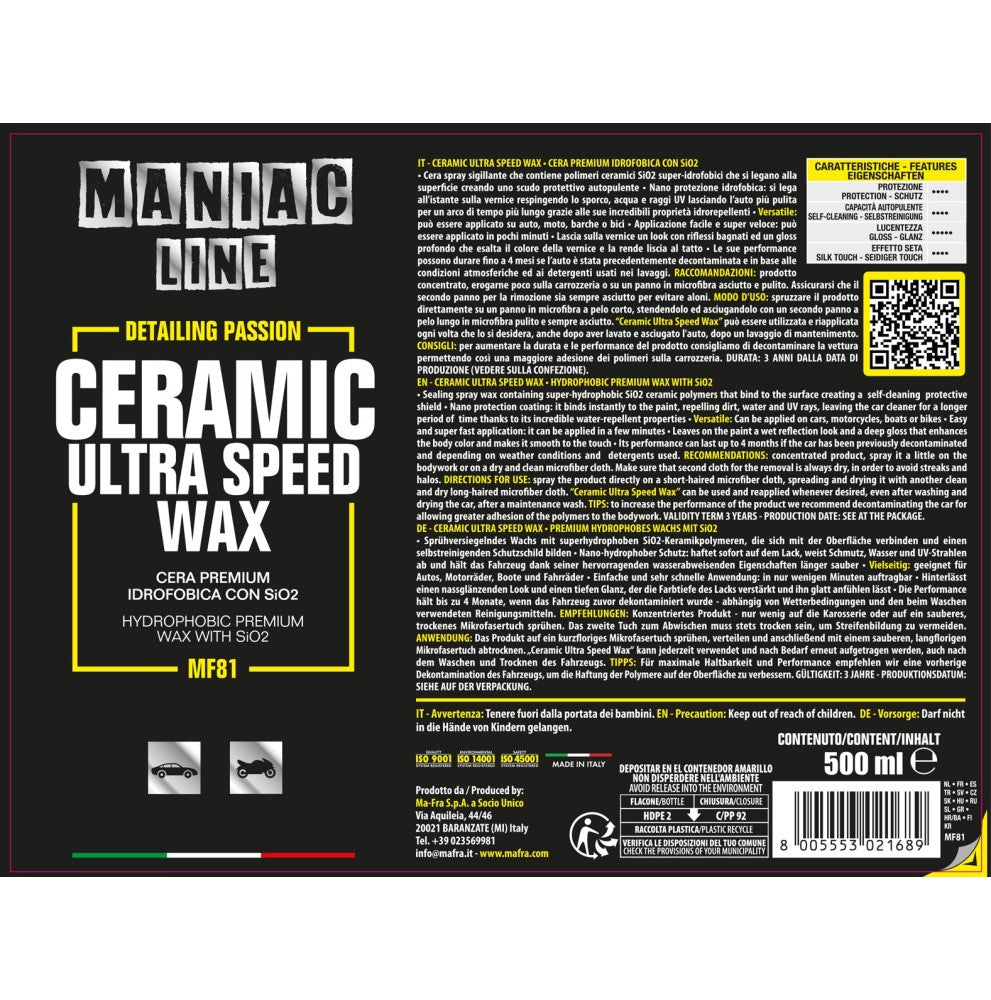 CERAMIC ULTRA SPEED WAX