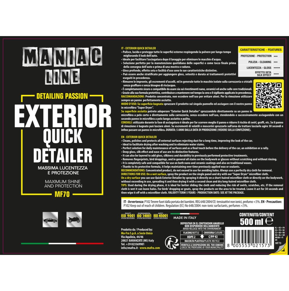 Exterior Quick Detailer