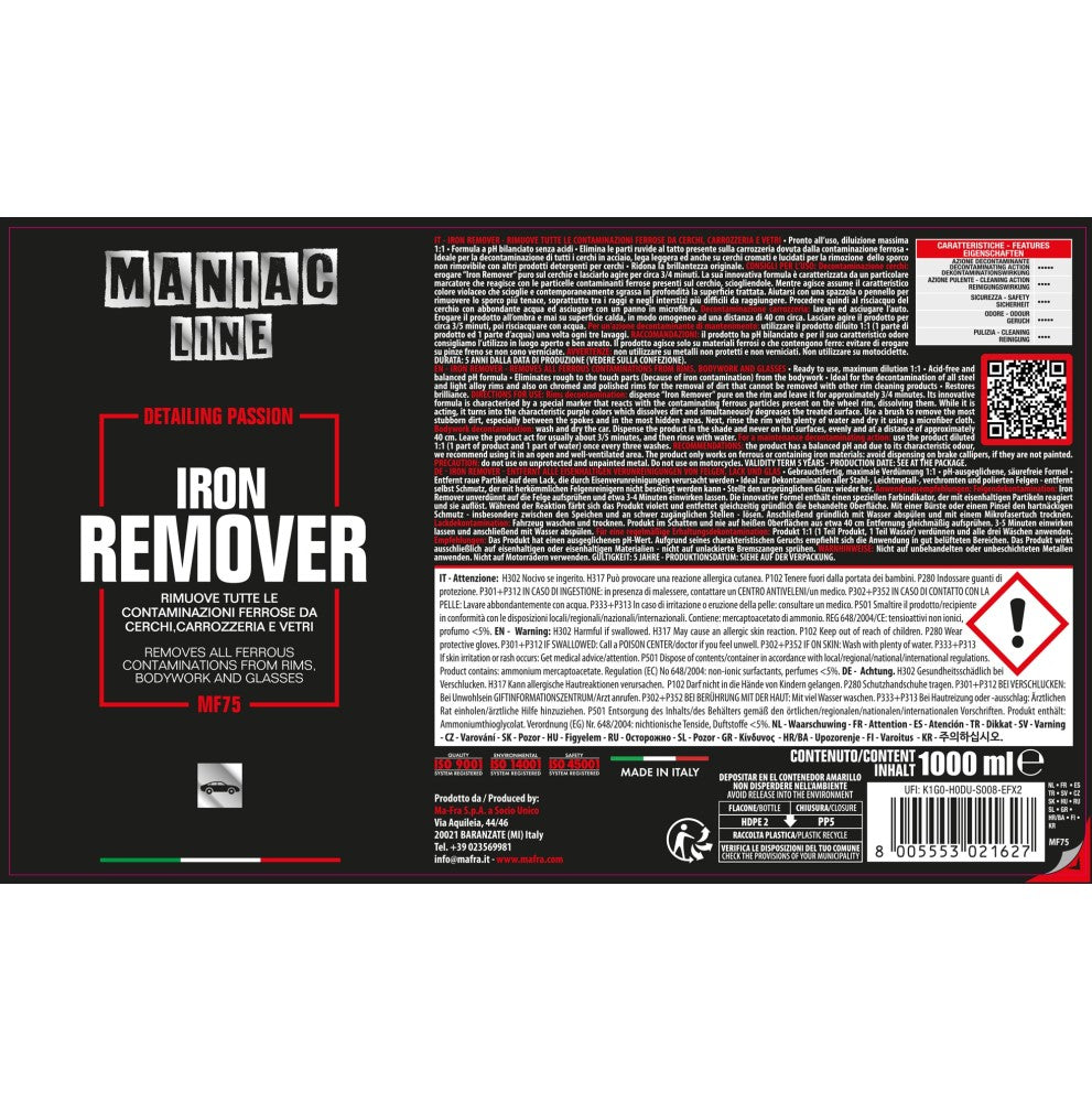 IRON REMOVER